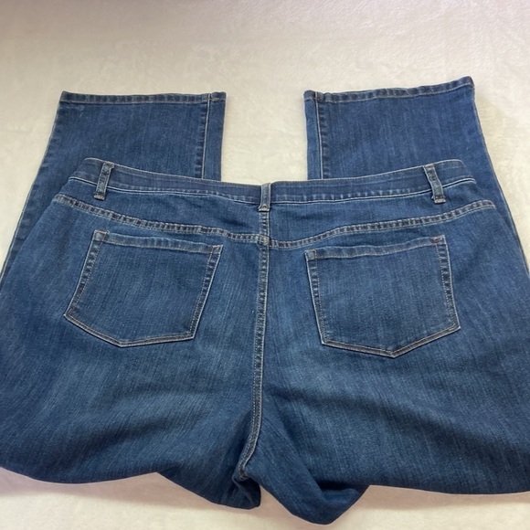 CJ Banks Five Pocket Straight Leg Jeans Size 22W Petite - Picture 3 of 5